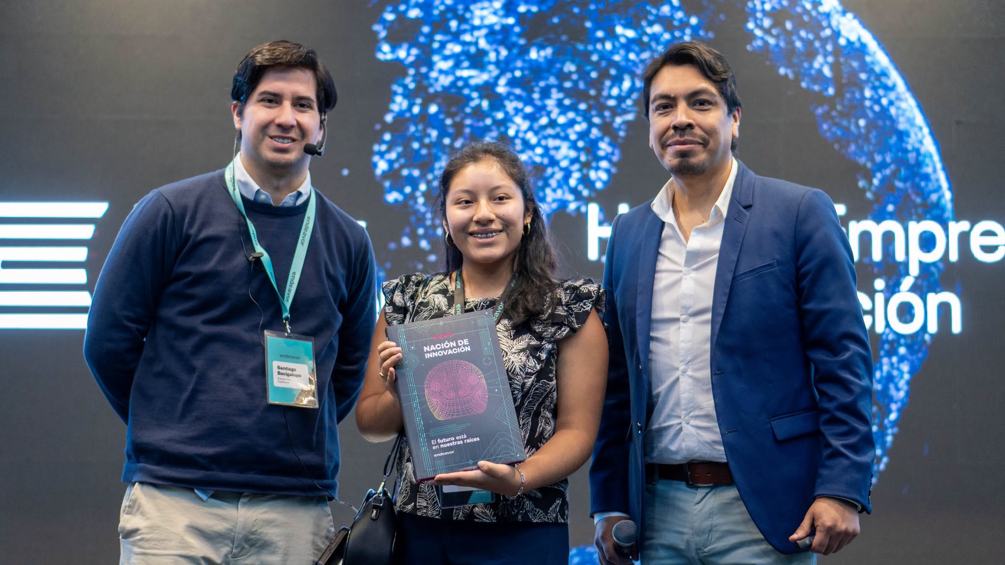 Franz Vasquez, jefe de Wichay en la Experiencia Endeavor